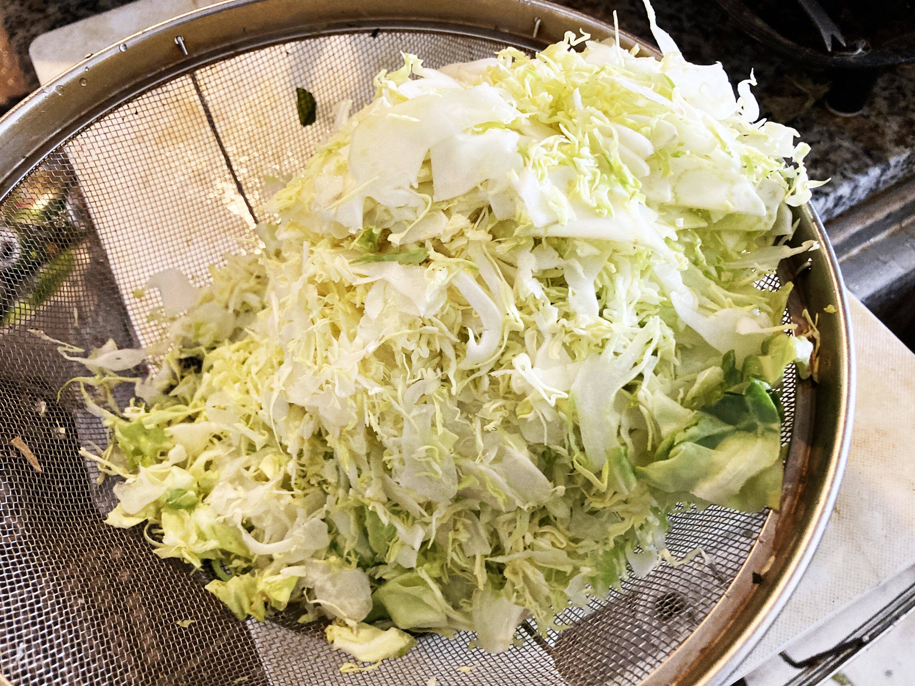 キャベツの千切りが楽しい