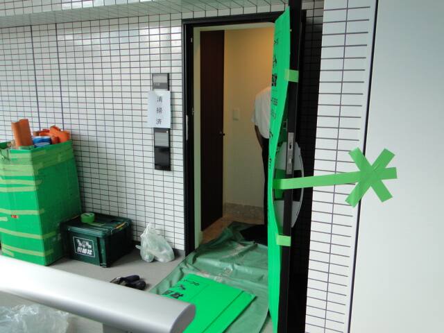 引っ越しの新居での風景【筆者撮影】